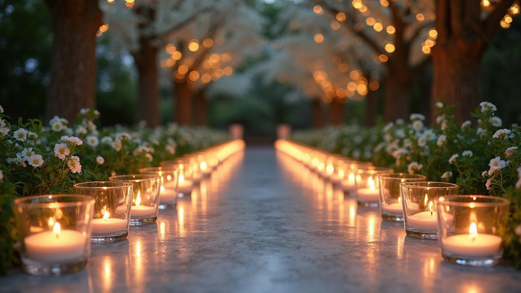 peaceful illuminated water decor