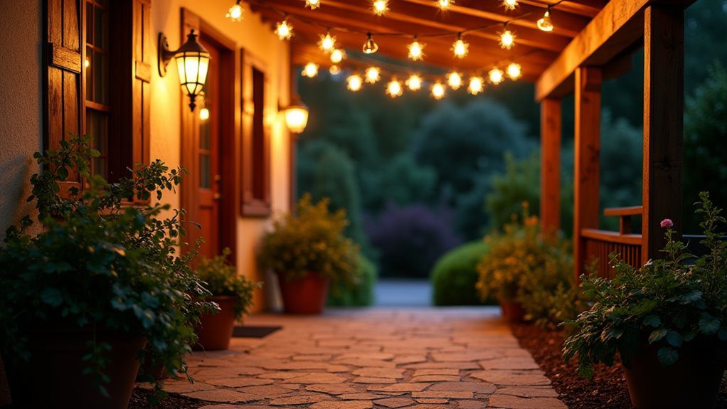 porch lighting enhances safety