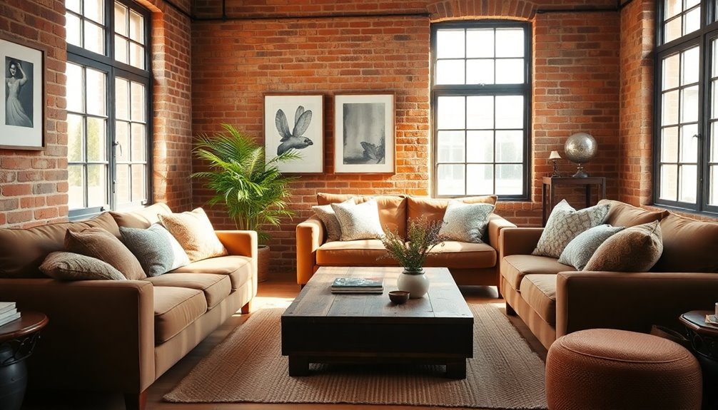 rustic frames enhance artwork