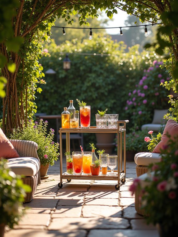 stylish bar cart essentials