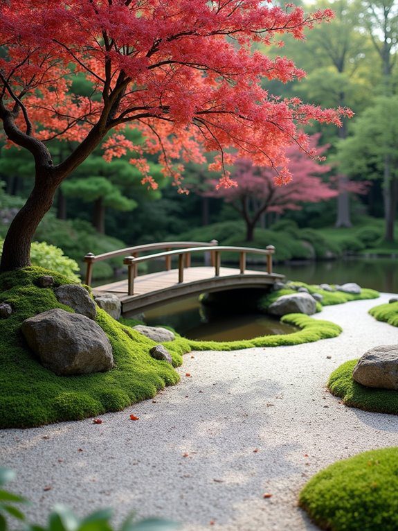 tranquil nature meditation space