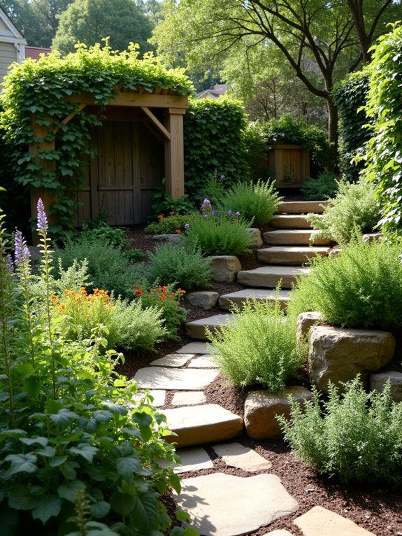 vertical garden for herbs