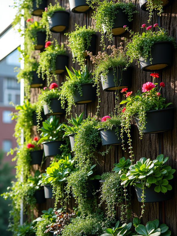 vertical plant display system