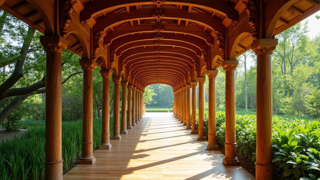 wooden construction and architecture