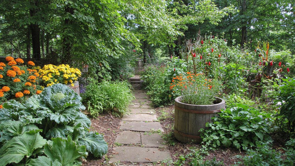 aesthetic edible garden design