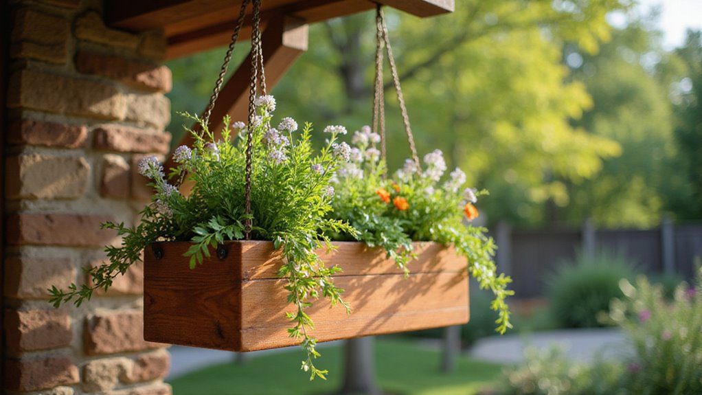 cedar planter for hanging