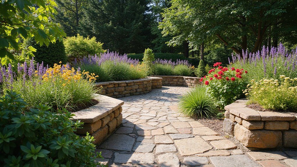 charming stone and brick