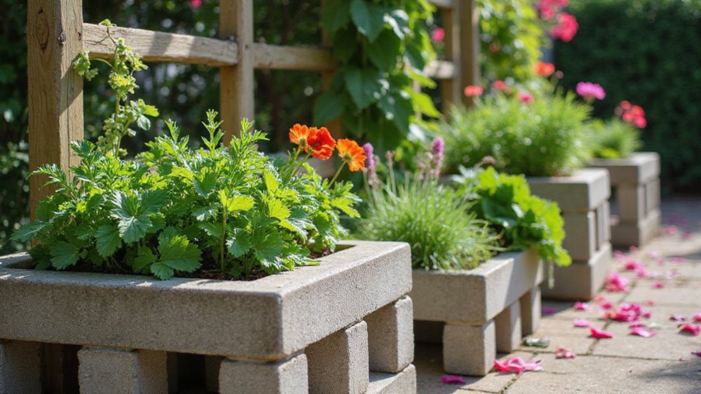 cinder block gardening solutions