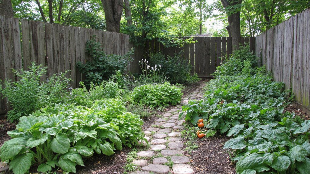 classic wooden garden enclosures