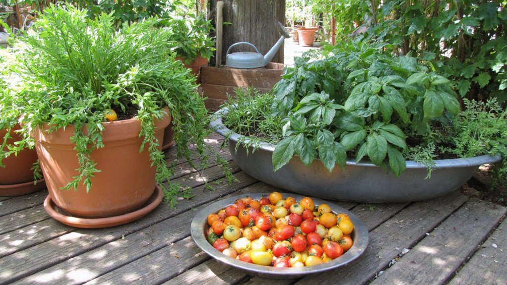 container gardening for small spaces