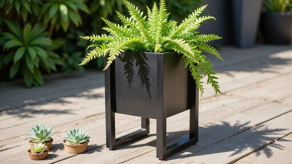 contemporary decorative plant holders