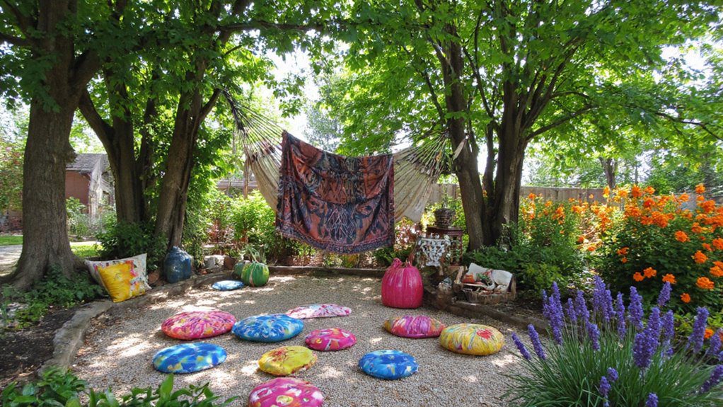 cozy outdoor hammock retreat