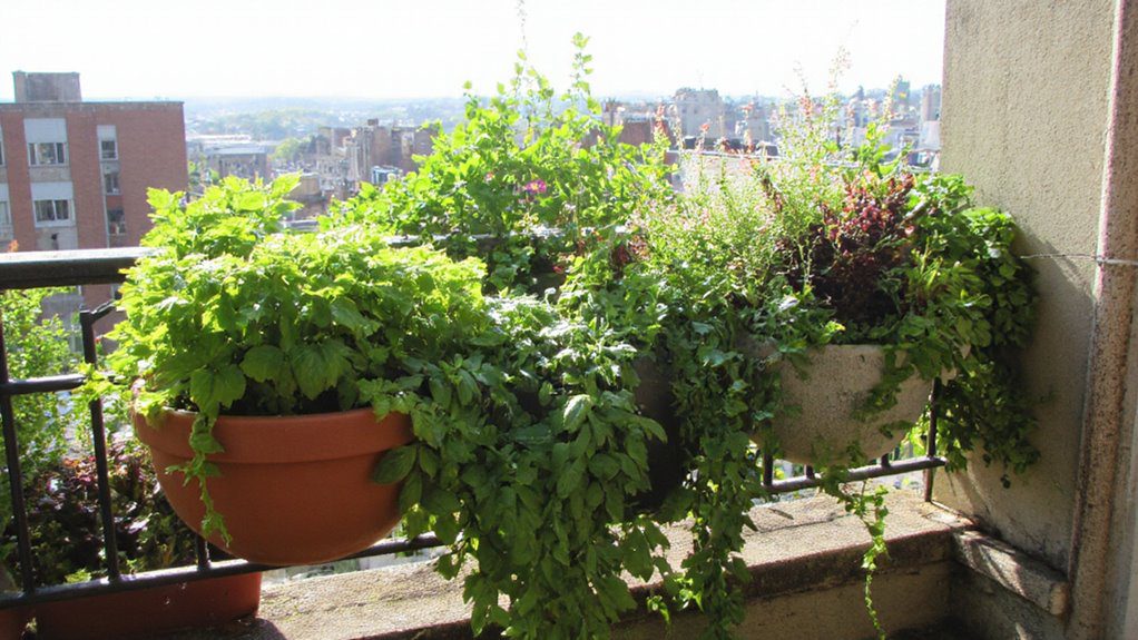 creative vertical herb gardening