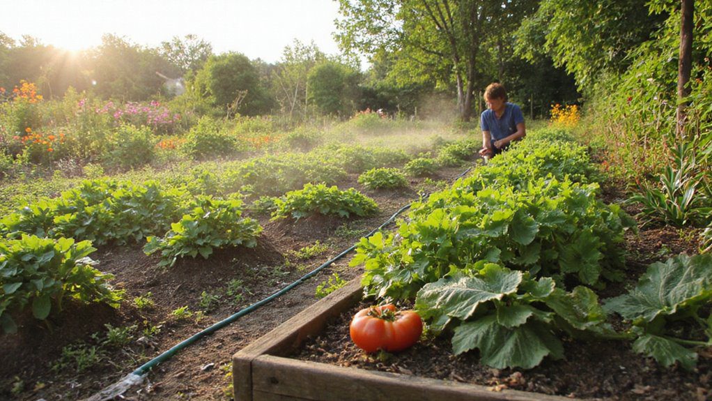 effective vegetable garden irrigation