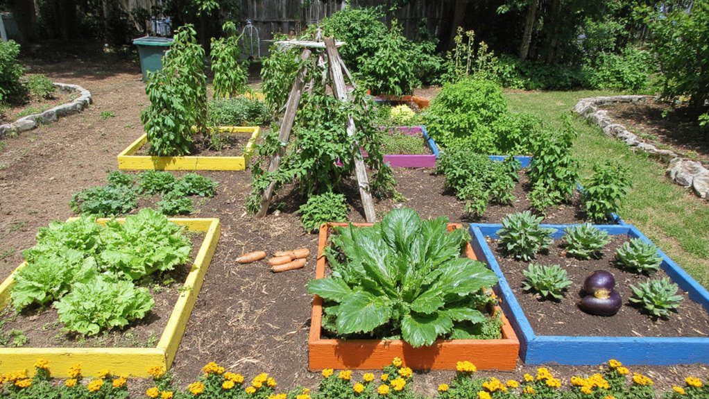efficient square foot gardening technique