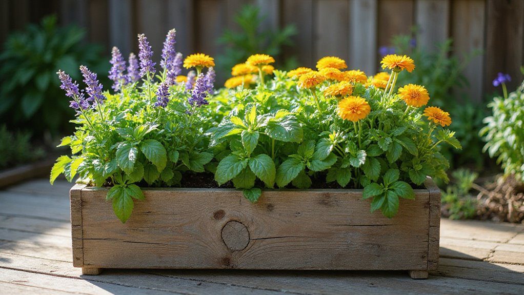 elevated gardening container design