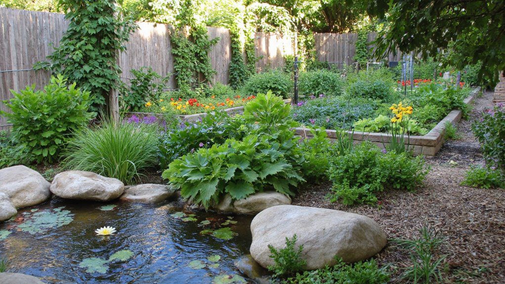 enhancing gardens with water