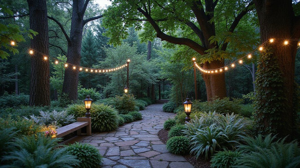 evening lighting creates ambiance