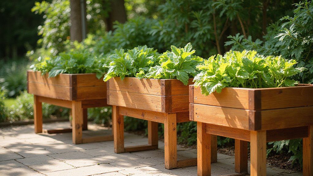 garden friendly elevated planter