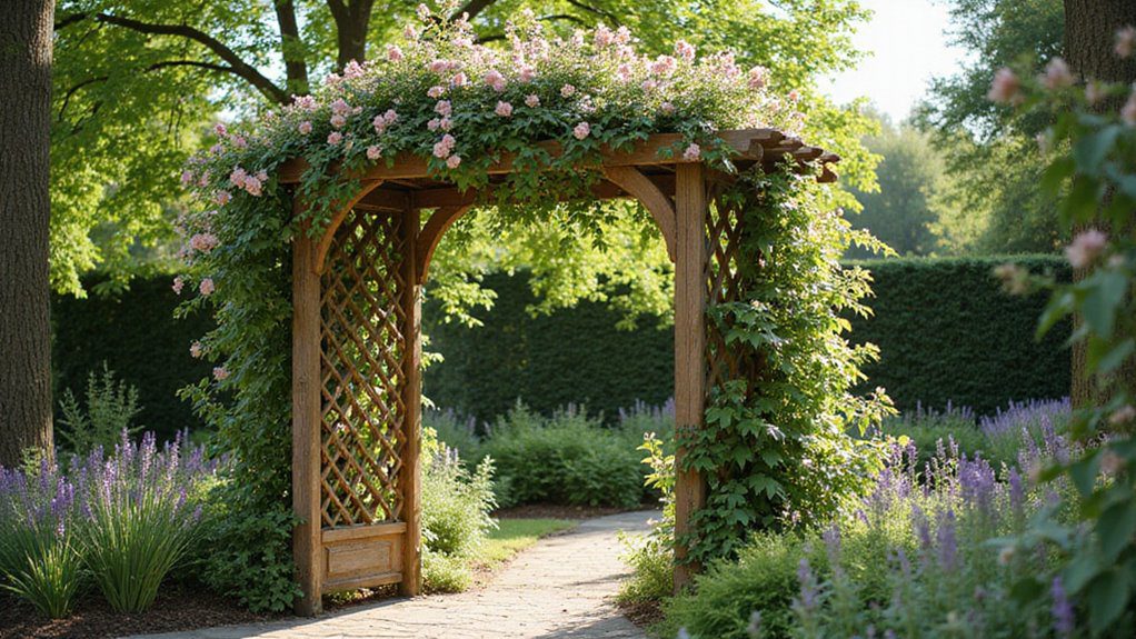 independent garden support structure