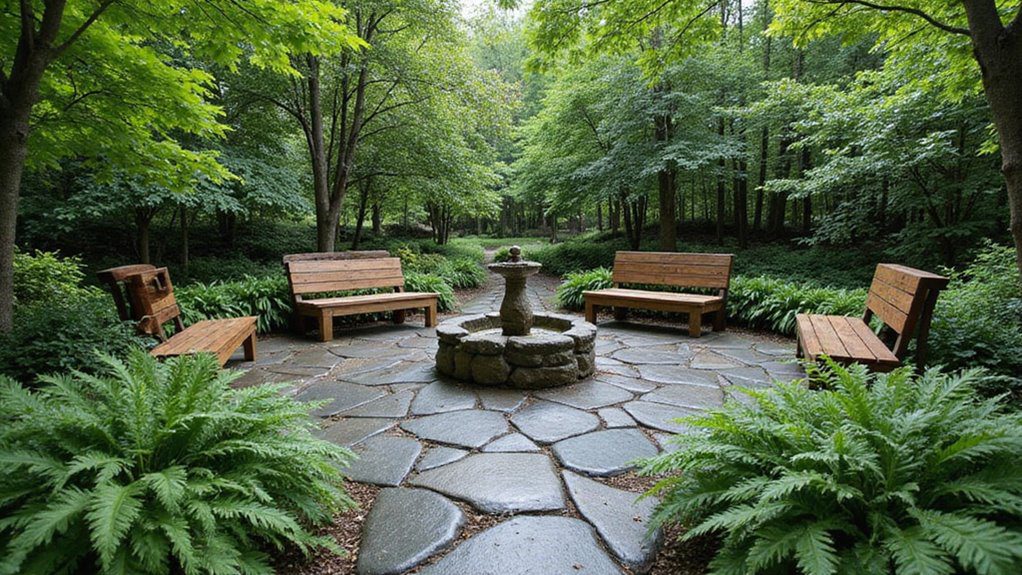 low maintenance hardscaping features