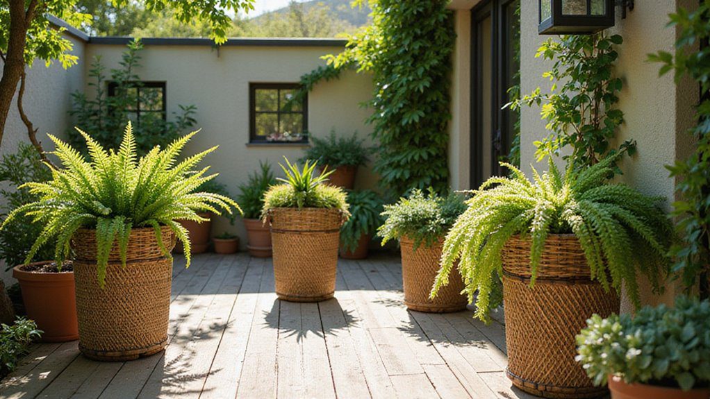 natural fiber plant displays