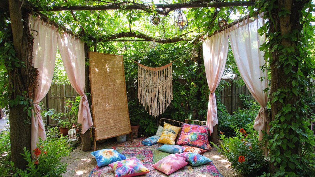 natural materials soft drapes