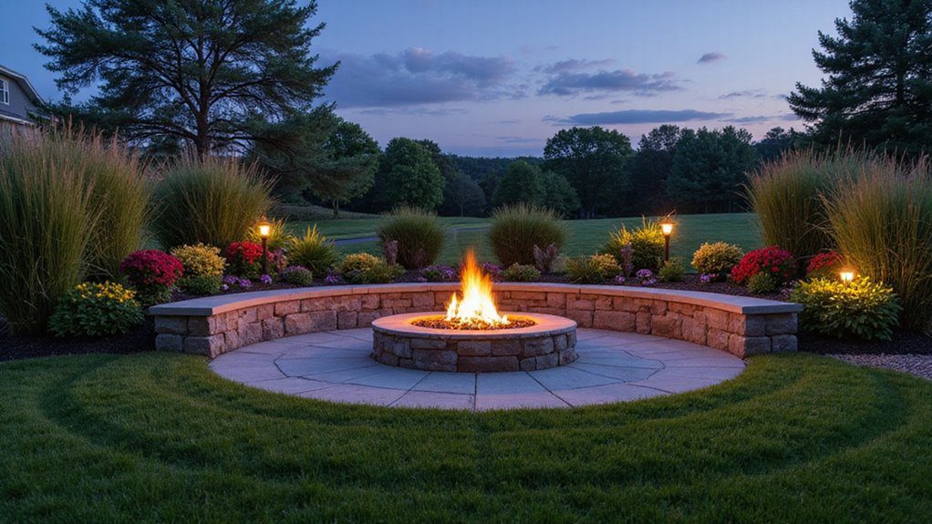 outdoor heating feature installation