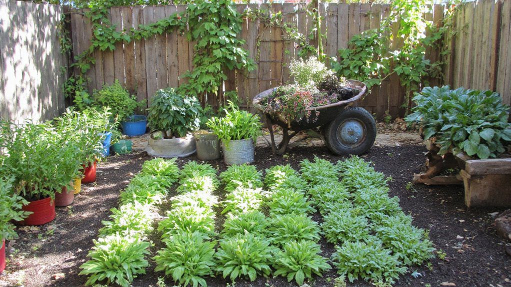 recycled materials for gardening