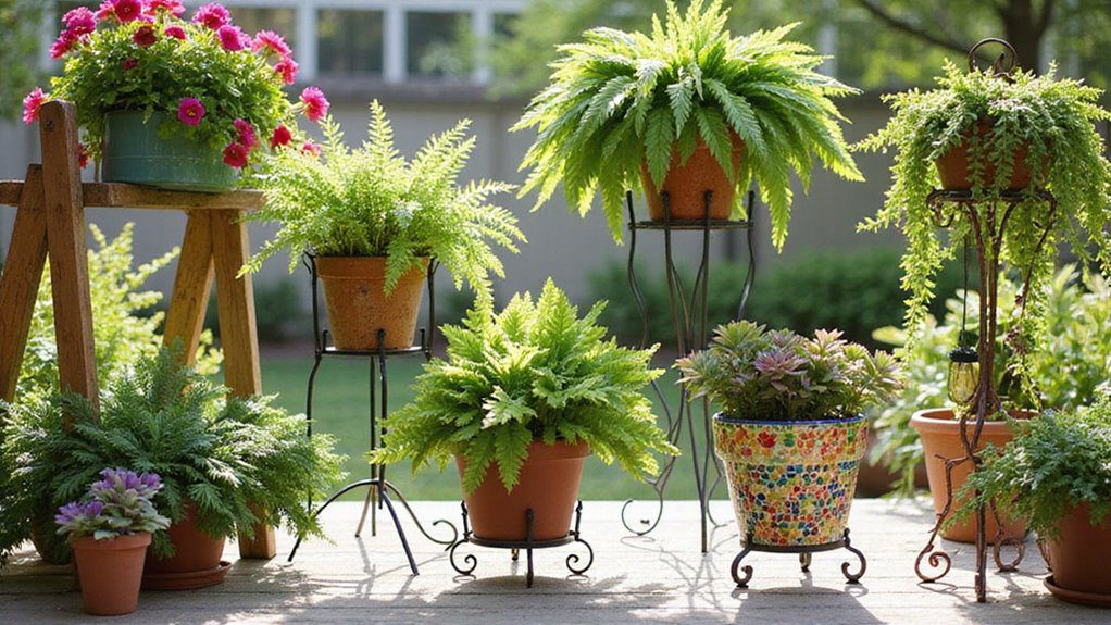 seasonal plant stand designs