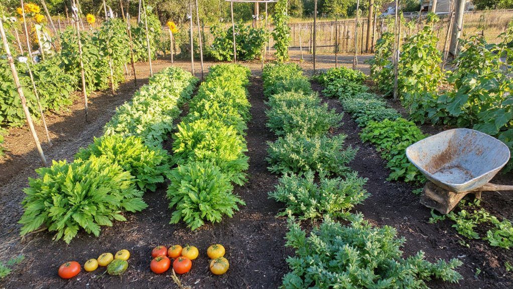 straight row gardening techniques