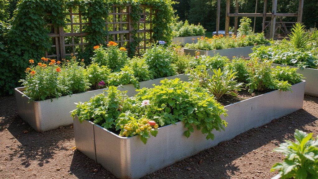 sturdy outdoor planting containers