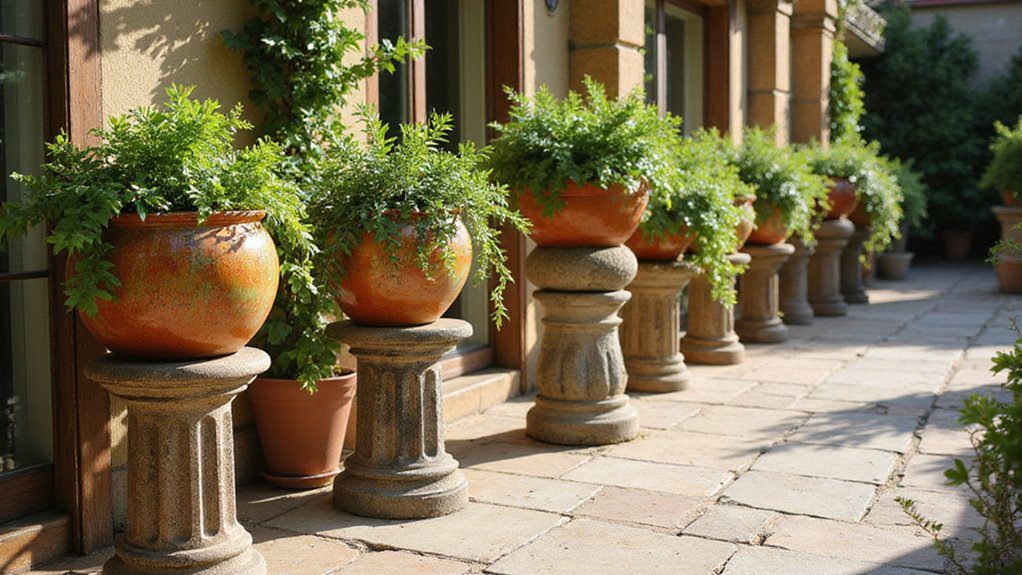 stylish ceramic plant containers