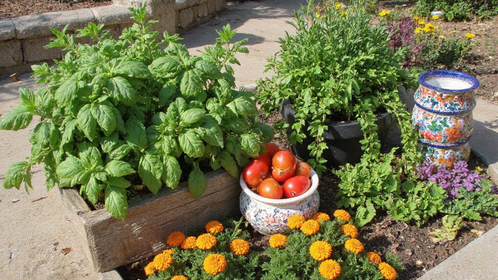 versatile container garden arrangement
