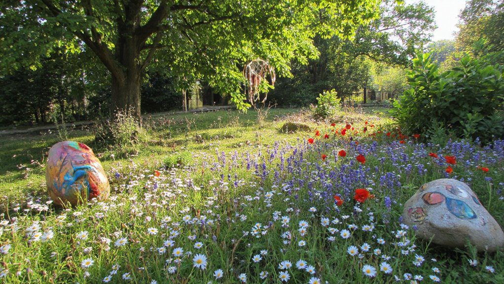 vibrant sustainable wildflower meadows