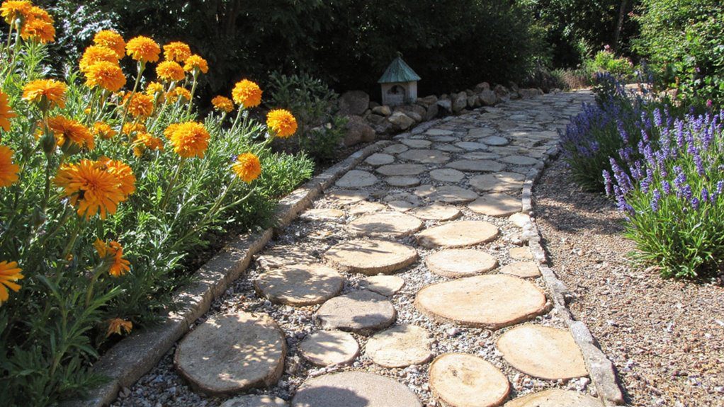 whimsical garden pathway design