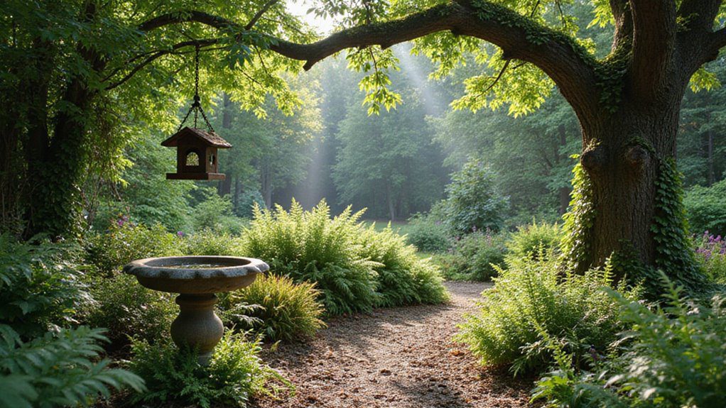 wildlife friendly bird baths and feeders