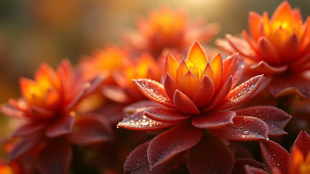 autumn charm with sedum