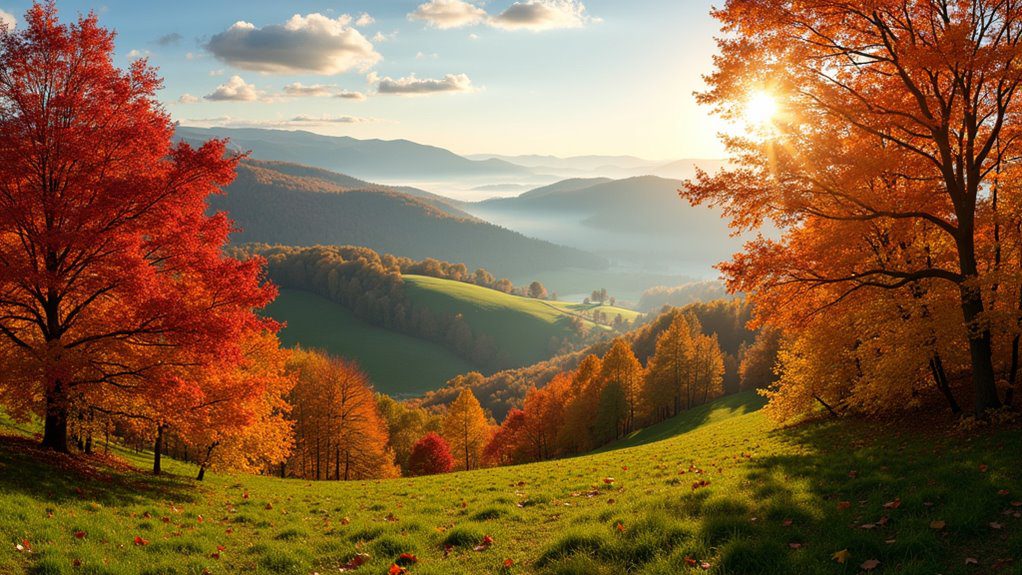 autumn s vibrant maple tapestry