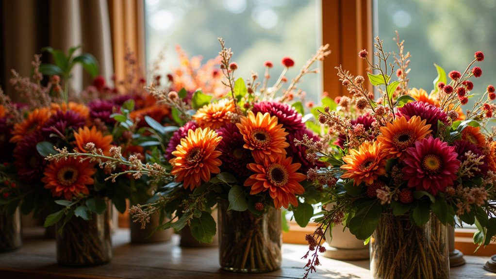 autumn wedding flower inspiration