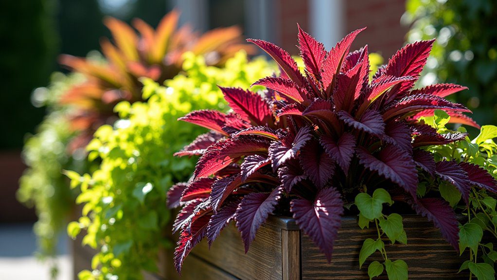 balanced coleus color selection