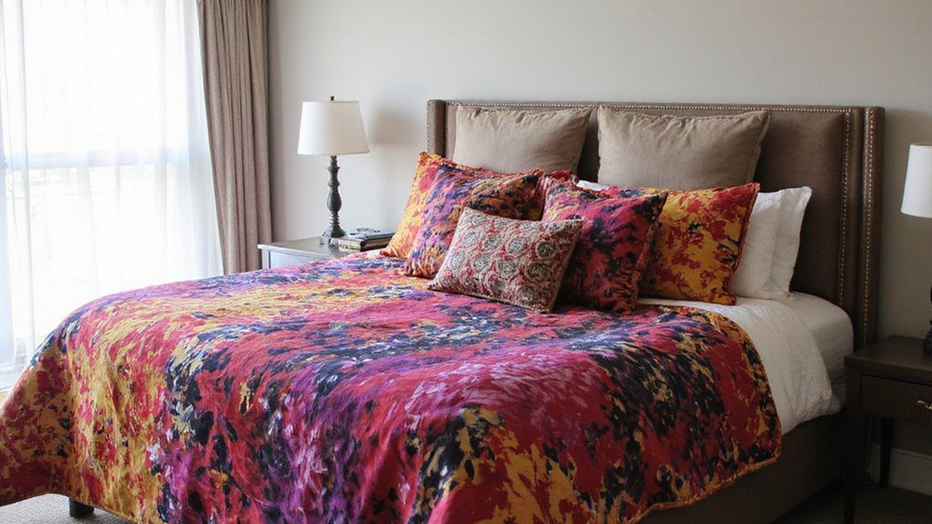bold luxurious statement bedding