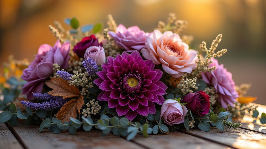 bold purple mauve elegance