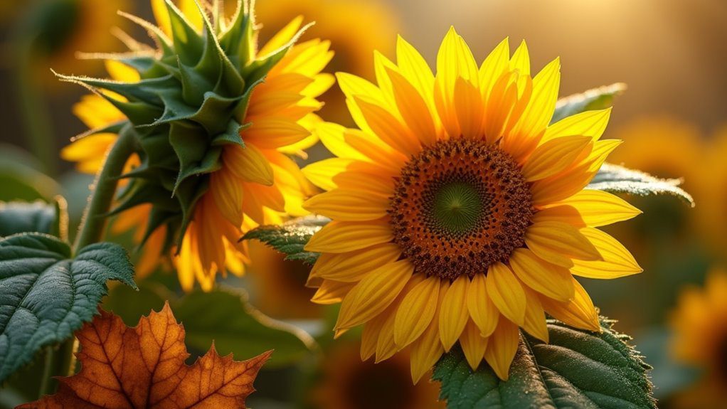 bold vibrant autumn blooms