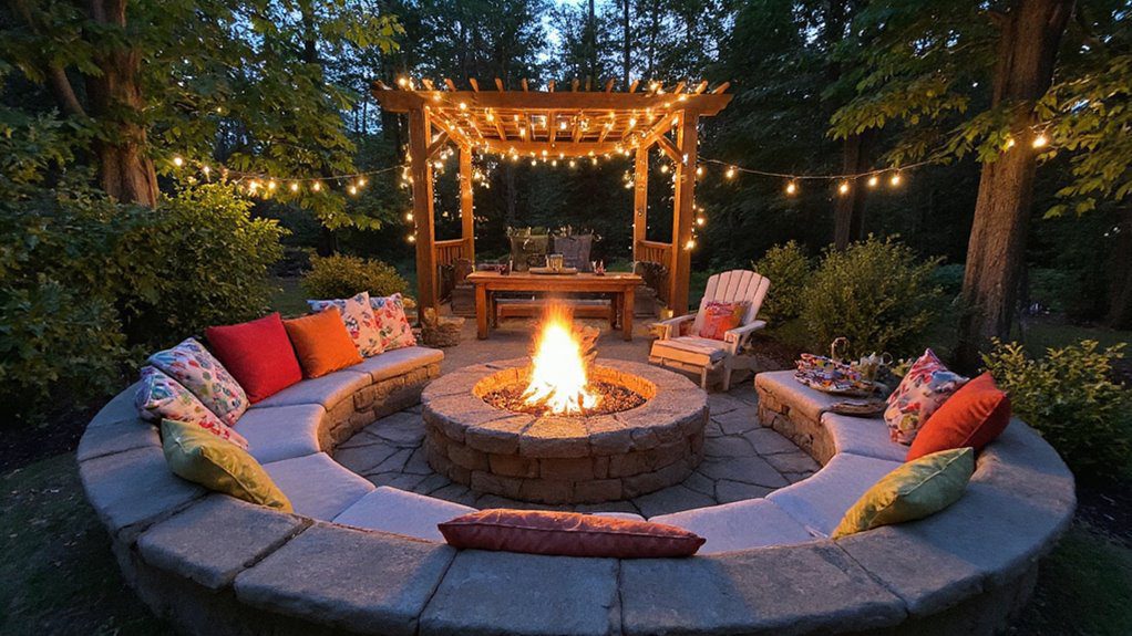 careful fire pit placement
