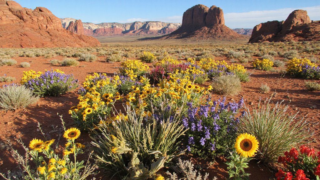 colorful desert wildflowers thrive