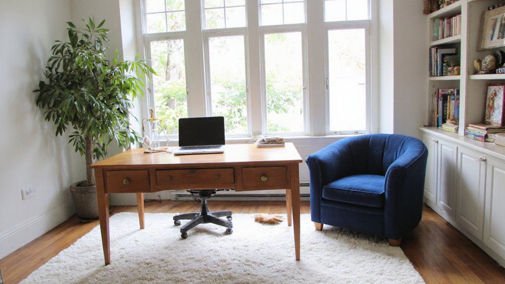 comfortable creative seating area