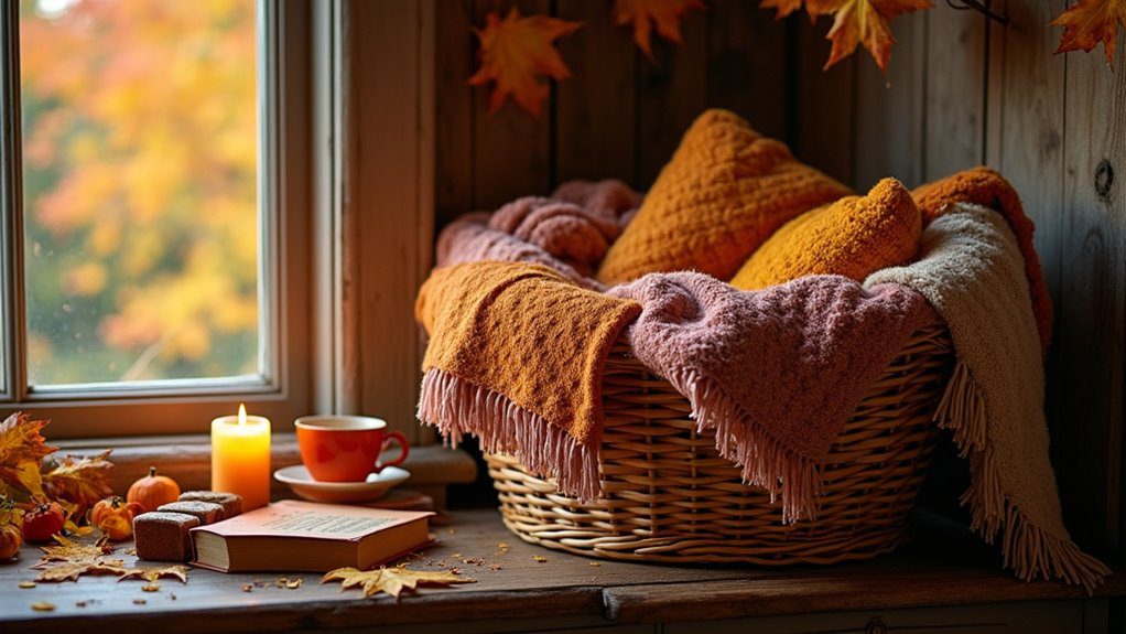 cozy basket of comfort