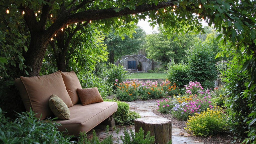 cozy outdoor seating design