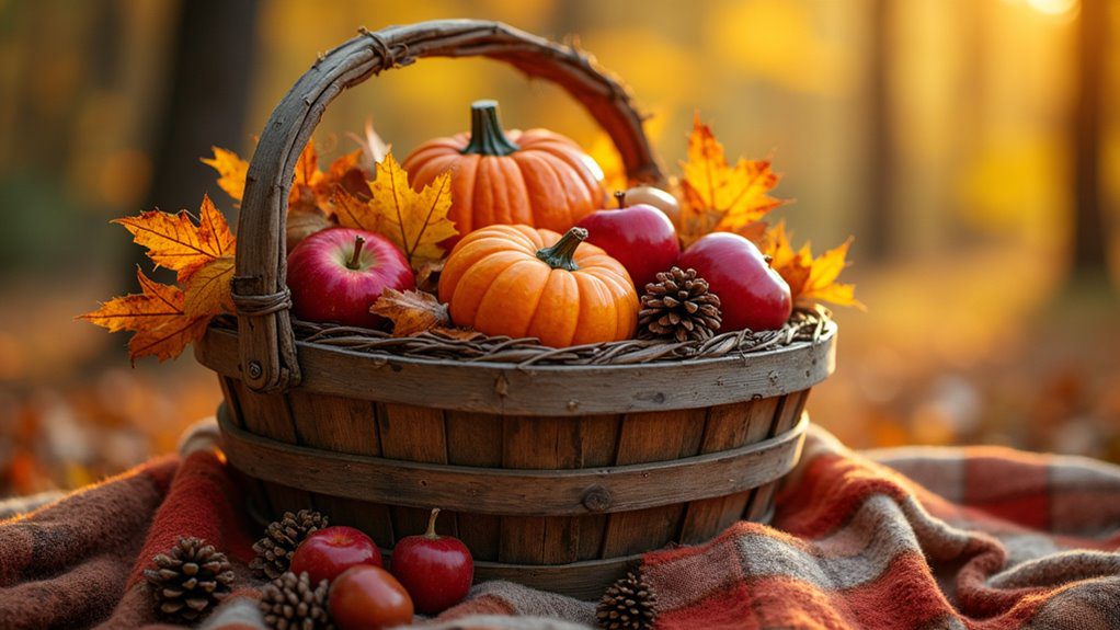 creative autumn centerpiece idea